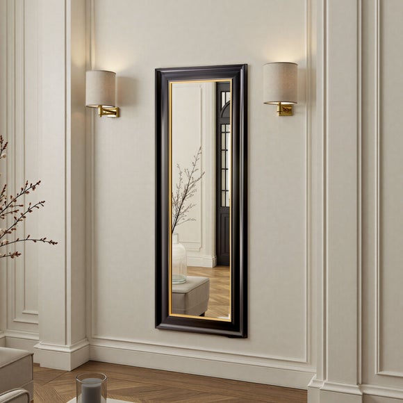 Yearn Georgian Framed Bevelled Full Length Wall Mirror - image 1