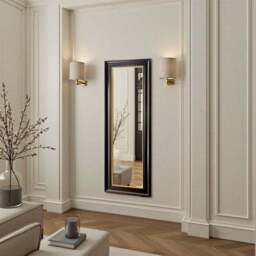 Yearn Georgian Framed Bevelled Full Length Wall Mirror - thumbnail 3