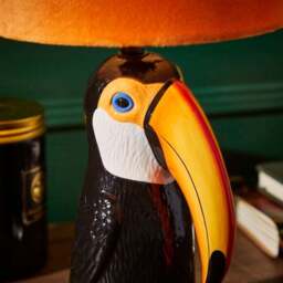 Toucan Ceramic Table Lamp - thumbnail 3
