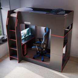Meridian Gaming High Sleeper Bed Frame - thumbnail 3
