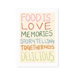 East End Prints Food Is Print - thumbnail 2