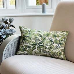 Daro Tapestry Palmer Green Rectangular Cushion - thumbnail 1