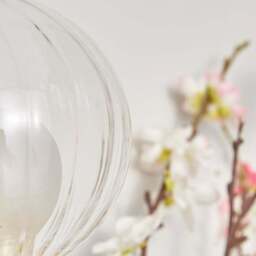 Leirah Ribbed 2 Light Wall Light - thumbnail 4