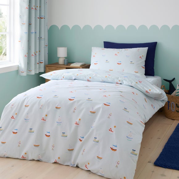Little Boats Duvet Cover and Pillowcase Set - image 1
