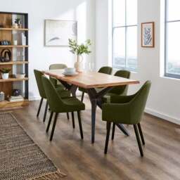 Eddie Dining Chair, Luna Fabric - thumbnail 2