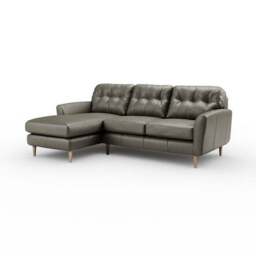 Sven Classic Leather Large Corner Chaise Sofa - thumbnail 6