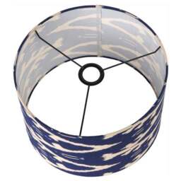 Lars Ikat Patterned Cylinder Lamp Shade - thumbnail 3