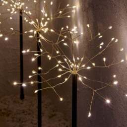 Set of 3 Star Burst Path LED Lights - thumbnail 2