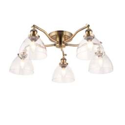 Vogue Tobermory Industrial 5 Light Adjustable Semi Flush Ceiling Light - thumbnail 5
