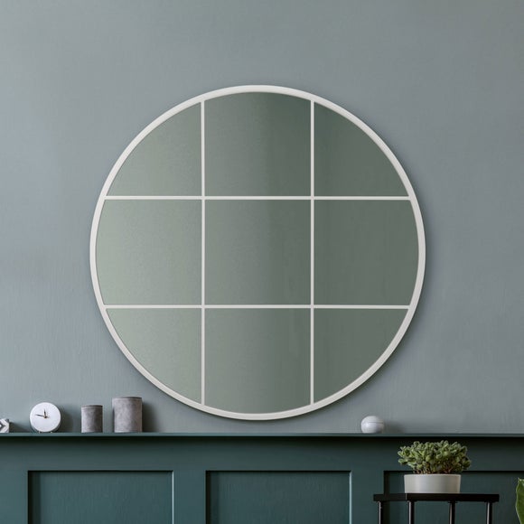 Circulus Round Window Wall Mirror - image 1