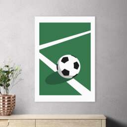 East End Prints Football Print by Rocket Jack - thumbnail 1
