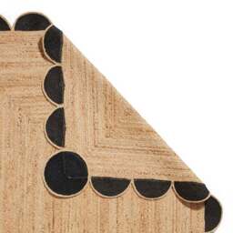 Savannah Scallop Jute Rug - thumbnail 3