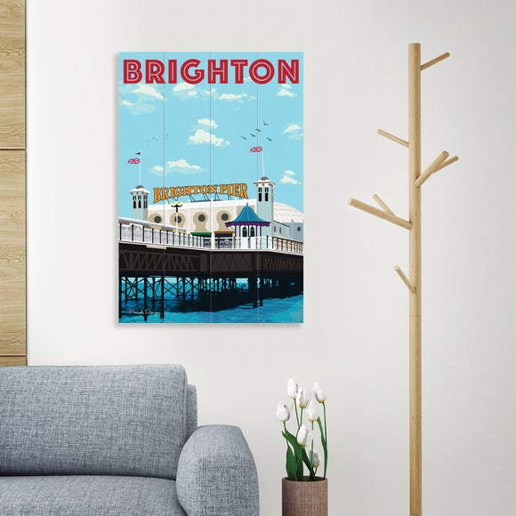 The Art Group Brighton Wooden Wall Art - image 1