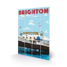 The Art Group Brighton Wooden Wall Art - thumbnail 2