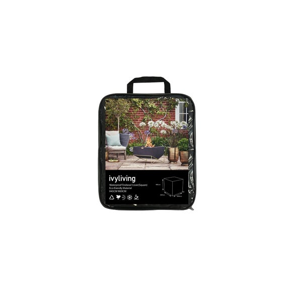 Waterproof Square Firebowl Cover with Eco-friendly Material - image 1
