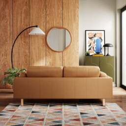 Newton Vintage Leather 3 Seater Sofa - thumbnail 3