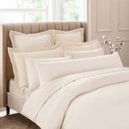Dorma Smooth & Soft 300 Thread Count 100% Cotton Sateen Bolster Pillowcase - thumbnail 2