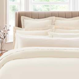 Dorma Smooth & Soft 300 Thread Count 100% Cotton Sateen Bolster Pillowcase - thumbnail 1