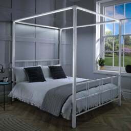 X Rocker Living Fern 4 Poster Bed with LED Lights - thumbnail 3