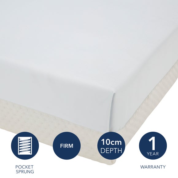 CuddleCo Signature Hypoallergenic Bamboo Pocket Sprung Mattress - image 1