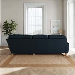 Martha Matte Plush Velvet Full Corner Sofa - thumbnail 3