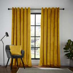 Luxe Velour Eyelet Curtains (Blackout Available) - thumbnail 2