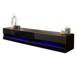 "Galicia LED Wide Floating Wall TV Unit for TVs up to 67""" - thumbnail 1