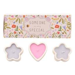 Love Life Friend Set of 3 Lychee & Raspberry Mini Candles - thumbnail 2
