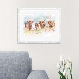 The Art Group Highland Herd Framed Print - thumbnail 4