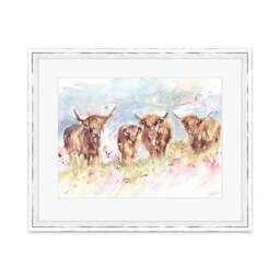 The Art Group Highland Herd Framed Print - thumbnail 2