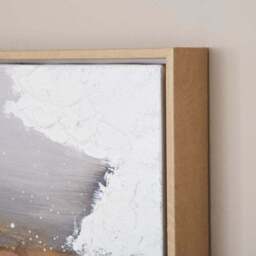 Set of 2 Waves Framed Canvases - thumbnail 2