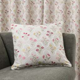 Fleur Floral Jacquard Cushion - thumbnail 1