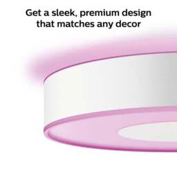 Philips HUE Xamento Medium Smart LED Bathroom Flush Ceiling Light - thumbnail 3