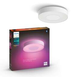 Philips HUE Xamento Medium Smart LED Bathroom Flush Ceiling Light