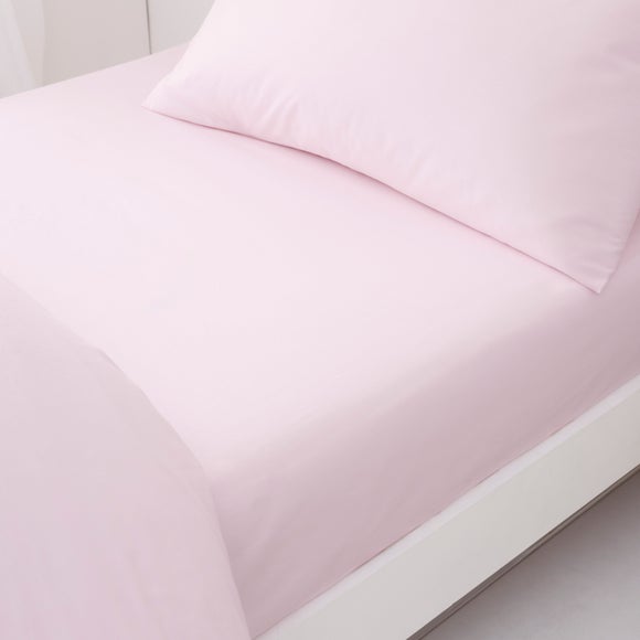 Set of 2 Pure Cotton Fitted Bed Sheets - image 1