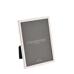 Impressions Silver Plated Thin Crackled Photo Frame - thumbnail 1