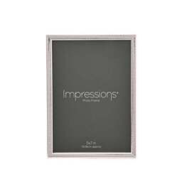 Impressions Silver Plated Thin Crackled Photo Frame - thumbnail 2