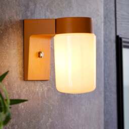 Elements Taylor Industrial Outdoor Wall Light - thumbnail 1