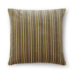 Velvet Striped Cushion Cover