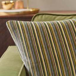 Velvet Striped Cushion Cover - thumbnail 2