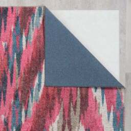 Ikat Abstract Washable Rug - thumbnail 3