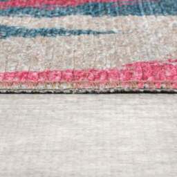 Ikat Abstract Washable Rug - thumbnail 4