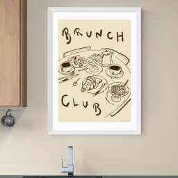 East End Prints Brunch Club Print - thumbnail 1