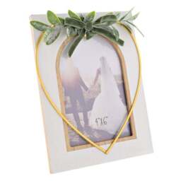 Love Story Gold Heart Photo Frame - thumbnail 4