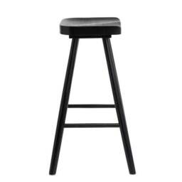 Loxwood Counter Height Bar Stool, Solid Oak - thumbnail 4