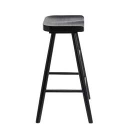 Loxwood Counter Height Bar Stool, Solid Oak - thumbnail 5