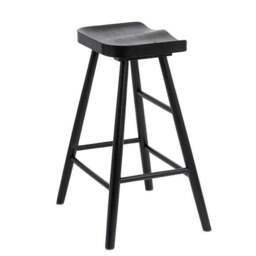 Loxwood Counter Height Bar Stool, Solid Oak - thumbnail 6