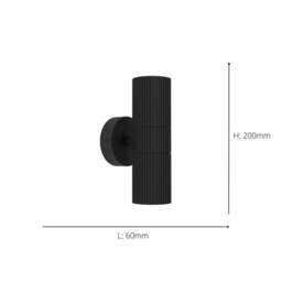 EGLO Tomelloso Modern Outdoor Wall Light - thumbnail 4