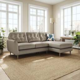 Sven Opulent Velvet Large Corner Chaise Sofa - thumbnail 1