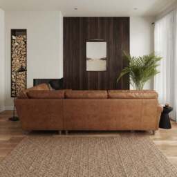 Flori Arizona Faux Leather Corner Sofa - thumbnail 3